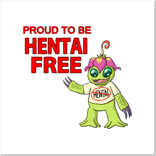 proud to be hentai free Posters and Art